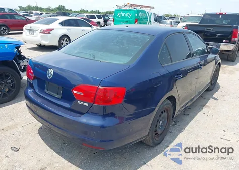 2011 Volkswagen Jetta 2.5L Se from USA, damaged, VIN 3VWDZ7AJ9BM325296